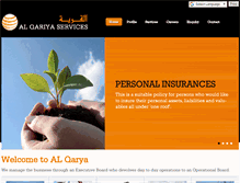 Tablet Screenshot of alqaryaservices.com
